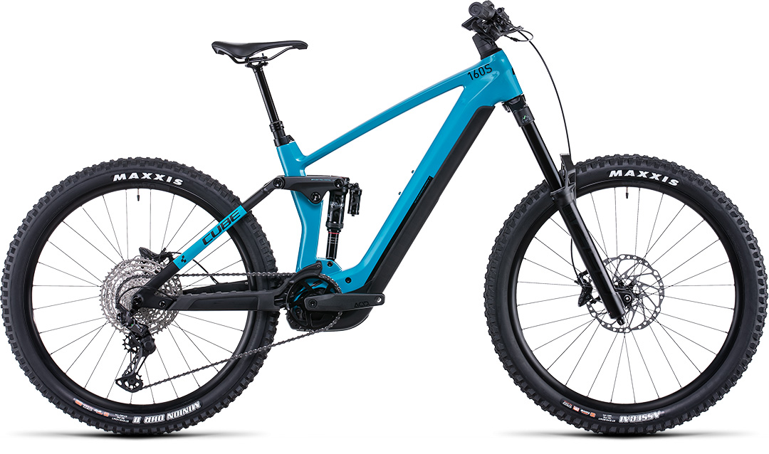 cube full suspension electric mountain bike