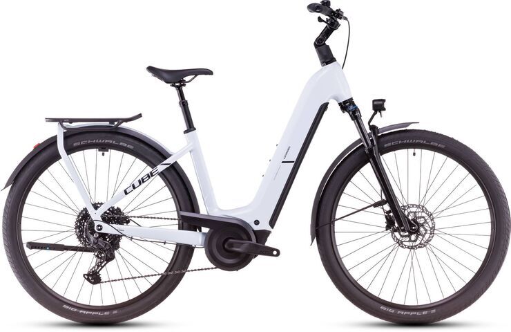 Cube Kathmandu Hybrid One EE 46cm Polarwhite/Black  click to zoom image