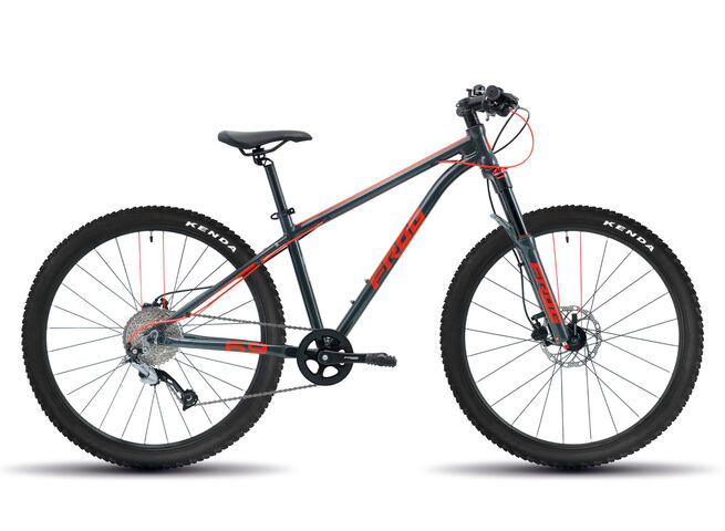 Frog MTB 69  Metallic Grey Neon Red  click to zoom image