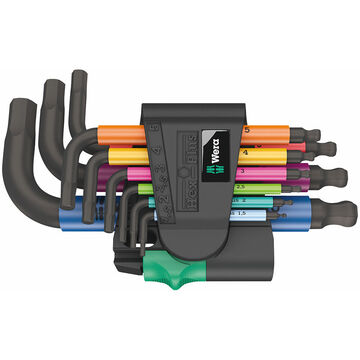 Wera 950/9 Hex-Plus Multi-Colour 2 Set 9pc