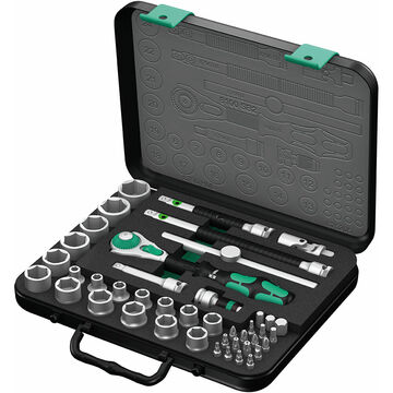 Wera 8100 SB 2 Speed Ratchet Set 3/8" Drive 43pcs