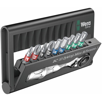 Wera Ratchet Bit set 10pcs