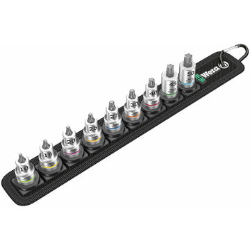 Wera Belt B 3 Torx HF Bit Socket Set 3/8 9pc