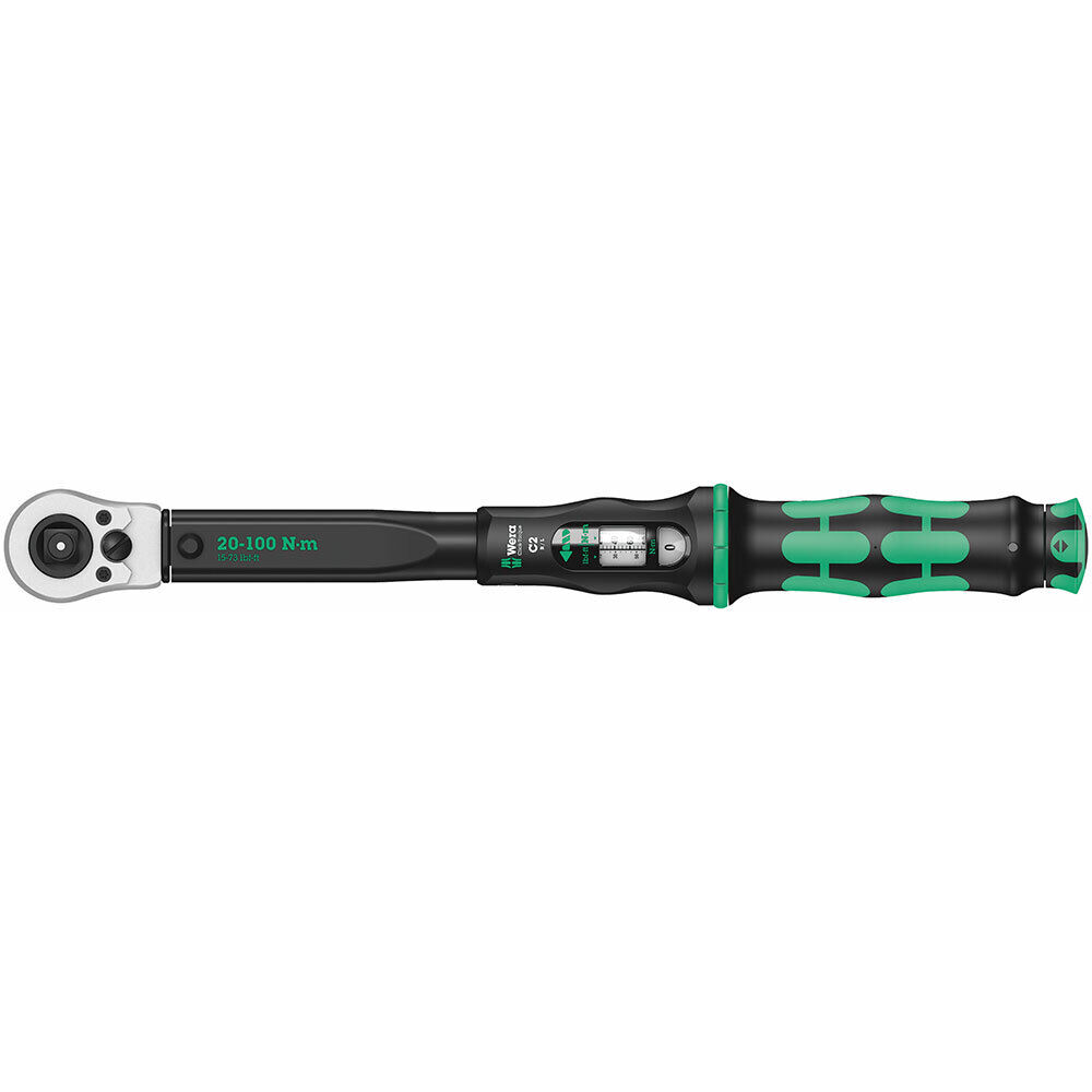 Wera Click Torque C 2 Push Torque Wrench 20-100nm 1/4" click to zoom image