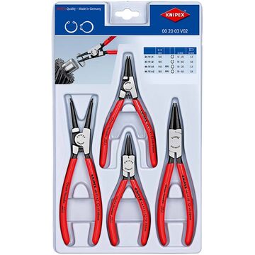 Knipex Internal/External Circlip Plier Set (4)