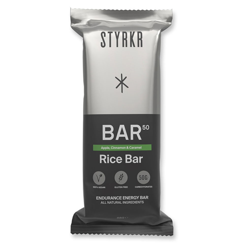 Styrkr BAR50 Apple, Cinnamon & Caramel Energy Bar click to zoom image