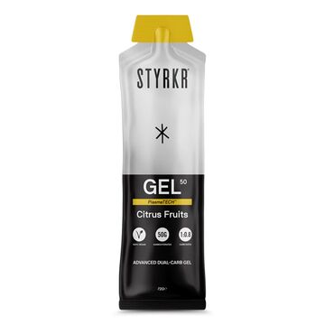 Styrkr Gel50 Mild Citrus Dual-carb Energy Gel