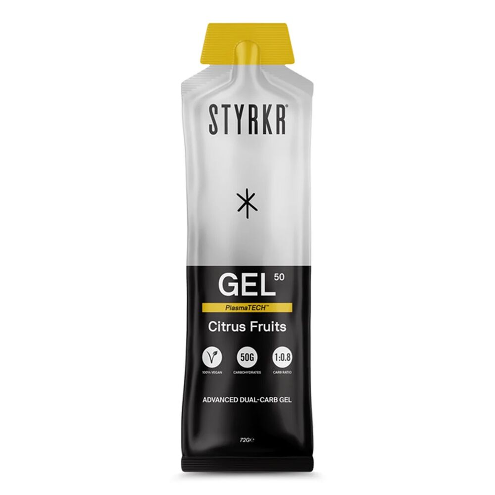 Styrkr Gel50 Mild Citrus Dual-carb Energy Gel click to zoom image